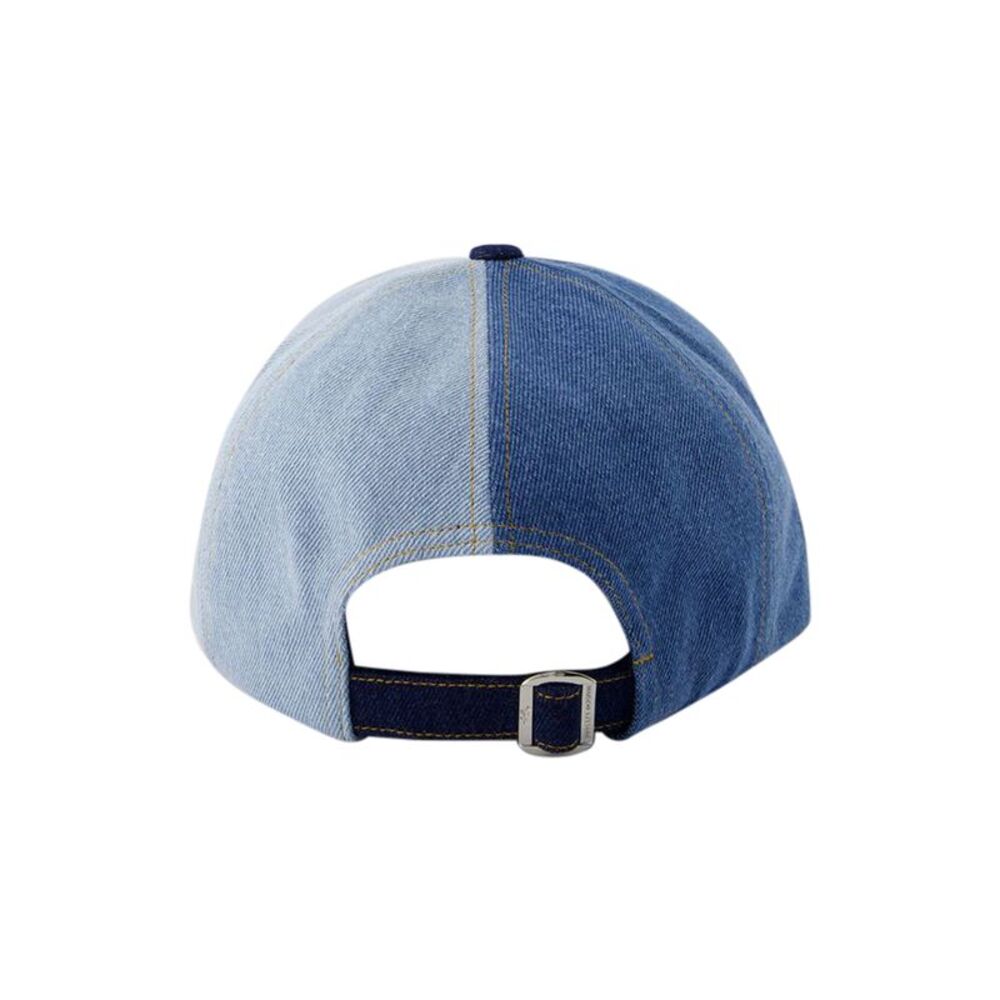 Denim 6p Cap - Maison Kitsune - Denim - Blue - Picture 2 of 2